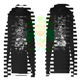 Plumber Saint Patrick's Day Irish Shamrock Plumbing Long Sleeve T-Shirt | Mazezy