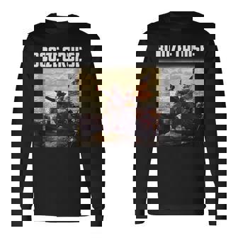 Political Party Booze Cruise Shades & Red Cups Tank Top Long Sleeve T-Shirt | Mazezy