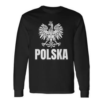 Polonia Polonia Águila Blanca Polonia Camiseta de manga larga - Regaloses