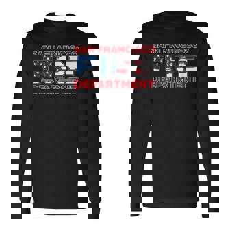 Pompiers Dean Francisco Californie T-shirt à manches longues - Cadeauxyz