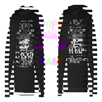 Pops Of The Brewing Baby Dad To Be Halloween Long Sleeve T-Shirt | Mazezy