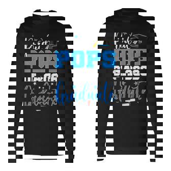 Pops Senior 2026 Proud Pops Of A Class Of 2026 Graduate Long Sleeve T-Shirt | Mazezy