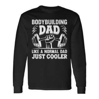 Powerlifting Papà Formazione Fitness Palestra Bodybuilding Papà Maglietta a maniche lunghe - Novitaregali