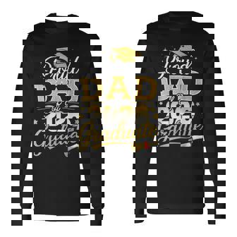 Proud Dad Of A Class Of 2026 Graduate Senior Graduation Long Sleeve T-Shirt - Seseable