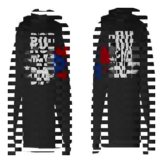 Proud Of My DNA Puerto Rico Panama Panamanian Roots Long Sleeve T-Shirt | Mazezy