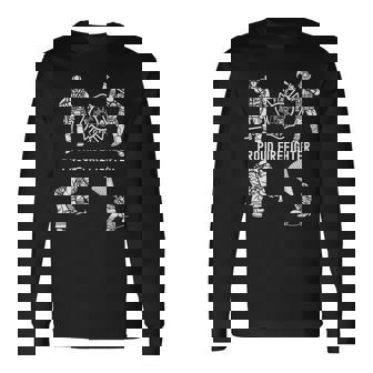 Proud 消防士 消防用品 グラフィック シンボル 消防士 長袖tシャツ 長袖Tシャツ - Kawaiitshirt