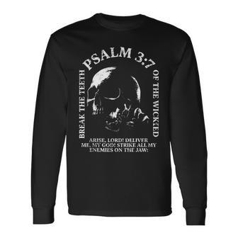 Psalm 3 Long Sleeve T-Shirt - Thegiftio UK