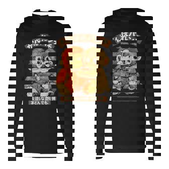 Punch Japanese Monkey Friendship Orangutan Punchkin Punch 長袖Tシャツ - Kawaiitshirt