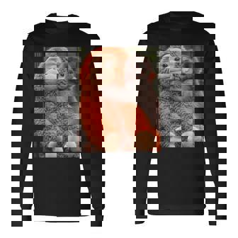 Punch The Monkey Meme X Ape Cute Punch Monkey Baby Meme 長袖Tシャツ - Kawaiitshirt