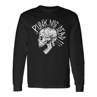 Punks Nicht Tot -Intage Grunge Punk Ist Nicht Tot Rock Langarmshirts - Seseable