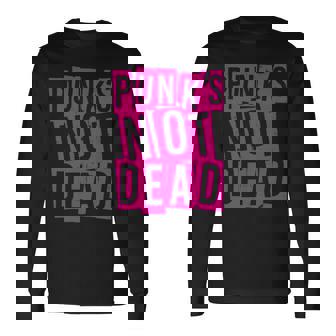 Punk's Not Dead -Intage Punk Rock Punk Is Not Dead Manga Larga Camiseta de manga larga - Regaloses