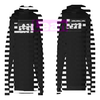 Purple Drankizzurp Magra Codeína Tos Jarabe Camiseta de manga larga - Regaloses