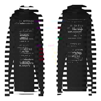 Python Eat Code スリープリピート 長袖Tシャツ - Kawaiitshirt