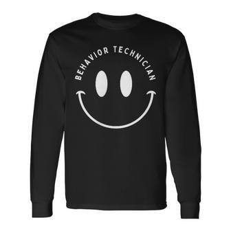 Rbt T Aba Therapy Bt Behavior Tech Long Sleeve T-Shirt - Thegiftio UK