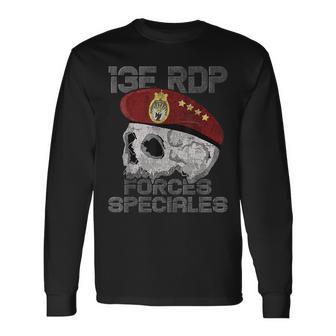 Rdp Parachute Dragoon Regiment Militaire De La Forcepéciale Française Rdp T-shirt à manches longues - Cadeauxyz