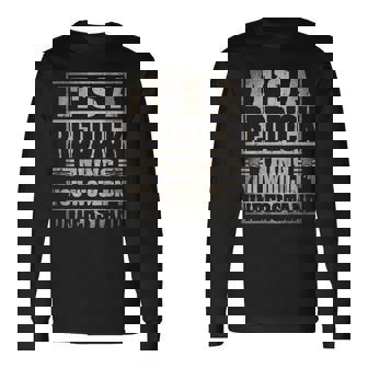 Reddick Last Name It's A Reddick Thing On Back Long Sleeve T-Shirt - Thegiftio