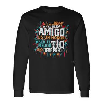 Regalo Divertido Tío Anuncio Embarazadas Camiseta de manga larga - Regaloses