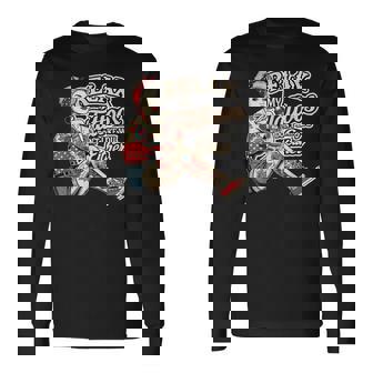 Relax My Tattoos Don't Like You Either Tattoos ボディーアート 長袖Tシャツ - Kawaiitshirt