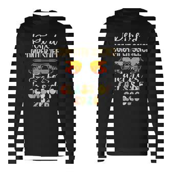 Retired Computer Science Teacher Class Of 2026 Retirement Long Sleeve T-Shirt | Mazezy