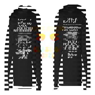 Retired Physical Education Teacher Class Of 2026 Retirement Long Sleeve T-Shirt | Mazezy