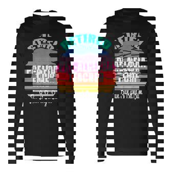 Retired PreAlgebra Teacher a Retirement Long Sleeve T-Shirt | Mazezy