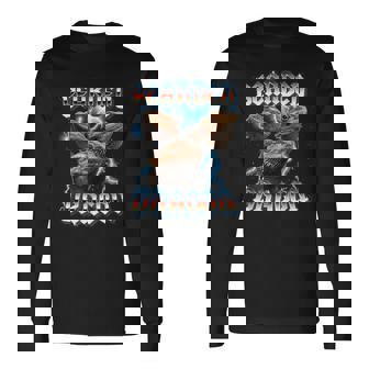 Retro 80S Heavy Metal Band Glam Rock Bearded Dragon Lover Long Sleeve T-Shirt | Seseable CA