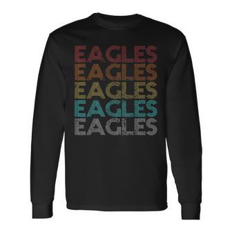 Retro Vintage Eagles Long Sleeve T-Shirt - Thegiftio UK