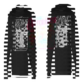 Retro Vintage The Nutcracker Sugar Fairy Plum Christmas Tree Long Sleeve T-Shirt | Seseable CA