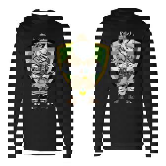 Rhino Safari Explorer Wildlife South Africa Long Sleeve T-Shirt | Mazezy