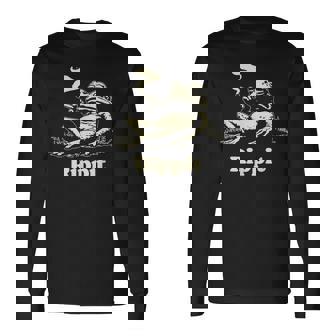 Rippit Frog Stoner Weed Marijuana Smoker Cannabis 420 Long Sleeve T-Shirt | Seseable UK