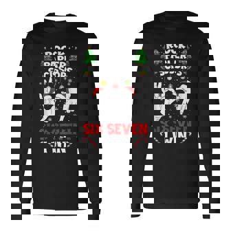 Rock Paper Scissors Six Seven I Win Christmas 6 7 Meme Long Sleeve T-Shirt | Seseable FR