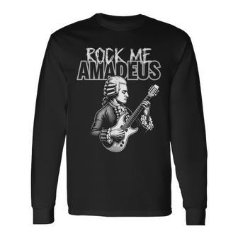 Rock Me Wolfgang Amadeus Mozart Lustig Langarmshirts - Geschenkecke