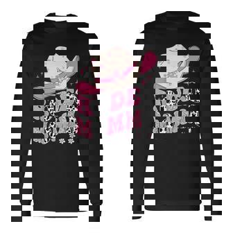 Rodeo Momma Pink Cowgirl 1St Birthday Family Matching Long Sleeve T-Shirt - Thegiftio