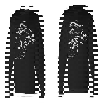 Russischer Barsoi Hund Hunde Windhunde Hundeportrait Hunde Langarmshirts - Geschenkecke