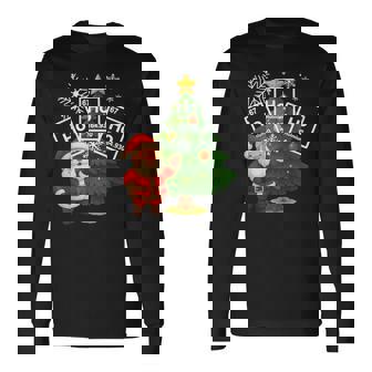 Santa Ho Ho Ho Holmium Chemistry Element 67 Periodic Table Long Sleeve T-Shirt - Thegiftio