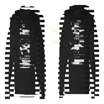 Savasana ジャックラッセルテリア 犬用ストレッチフロート 長袖Tシャツ - Kawaiitshirt