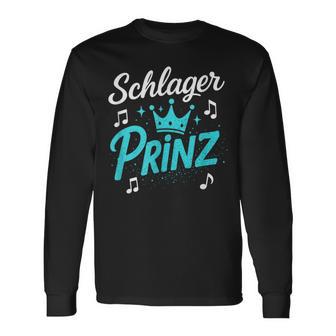Schlager Prinz -Chlagerchlagerparty Langarmshirts - Geschenkecke