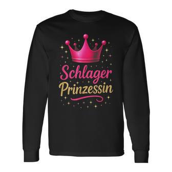 Schlager Prinzessin -Chlager Festival Langarmshirts - Geschenkecke