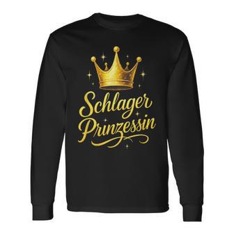 Schlager Prinzessin -Chlagerprinzessinchlager Langarmshirts - Geschenkecke
