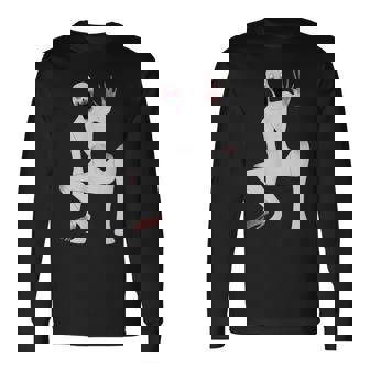 Scp 096 シャイガイ封じ込め違反怖い 長袖Tシャツ - Kawaiitshirt