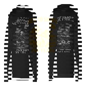 Sea To Shore 250 Years US Soldiers And Amphibious Military Tank Top Long Sleeve T-Shirt | Mazezy