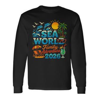 Sea World Family Adventure 2026 Beach Long Sleeve T-Shirt - Thegiftio UK