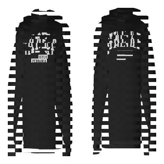 Shade Gap ペンシルバニア Pa ビンテージ アスレチック スポーツデザイン 長袖Tシャツ - Kawaiitshirt
