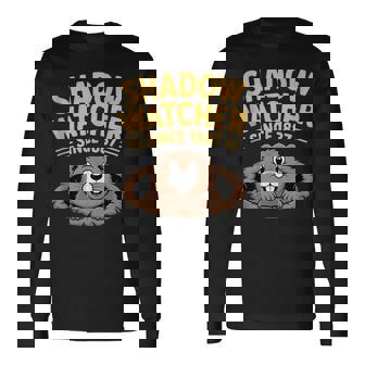 Shadow Watcher Since 1887 Groundhog Day Tradition Tank Top Long Sleeve T-Shirt | Mazezy