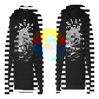 Ski Team スキーチーム スキーヤー スクール スキー旅行 スキーチーム クルー スキー 長袖Tシャツ - Kawaiitshirt