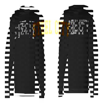 Sl City Vintage Pittsburgh Long Sleeve T-Shirt | Mazezy