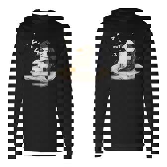 Sleep Penguin Cute Penguin Sleeping Penguin Lover Long Sleeve T-Shirt | Seseable UK