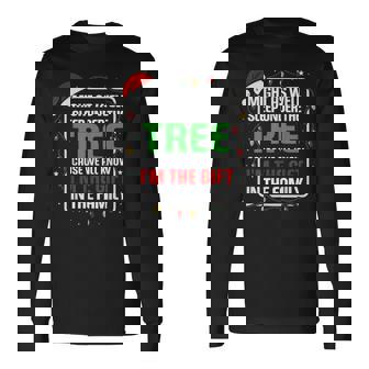 Might As Well Sleep Under The Tree Christmas Pajamas Long Sleeve T-Shirt - Thegiftio