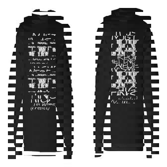 Solooy Lindy Aquí Haciendo Cosas Increíbles De Lindy Manga Larga Camiseta de manga larga - Regaloses