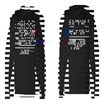 Soon To Be Step Mom Est 2026 Loading Pregnancy Announcement Long Sleeve T-Shirt | Mazezy